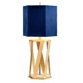 modern design elegans luxus fenyes rez asztali lampa kek ernyos vilagitas nappali haloszoba.jpg